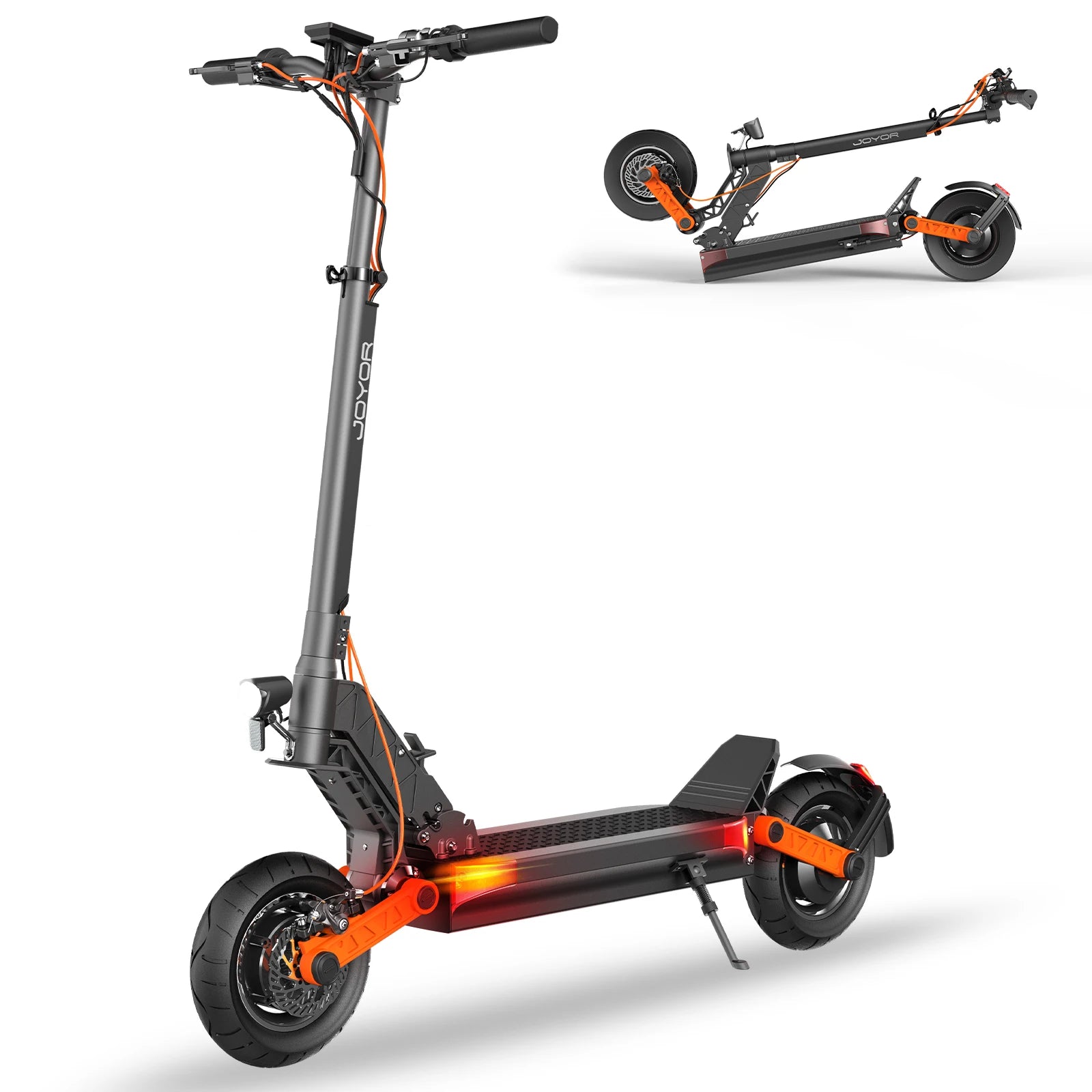 JOYOR S5/S10S Powerful Electric Scooter 800W/Dual 1000W Motor E Scooter 10 inch pneumatic tires Scooter Electric Adult