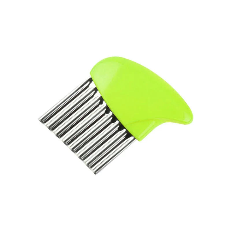 Stainless Steel Vegetable Carrot Wavy Cutter Slicer Potato Chips Corrugated Knife Kitchen wrinkled French Fries Kitchen Gadgets