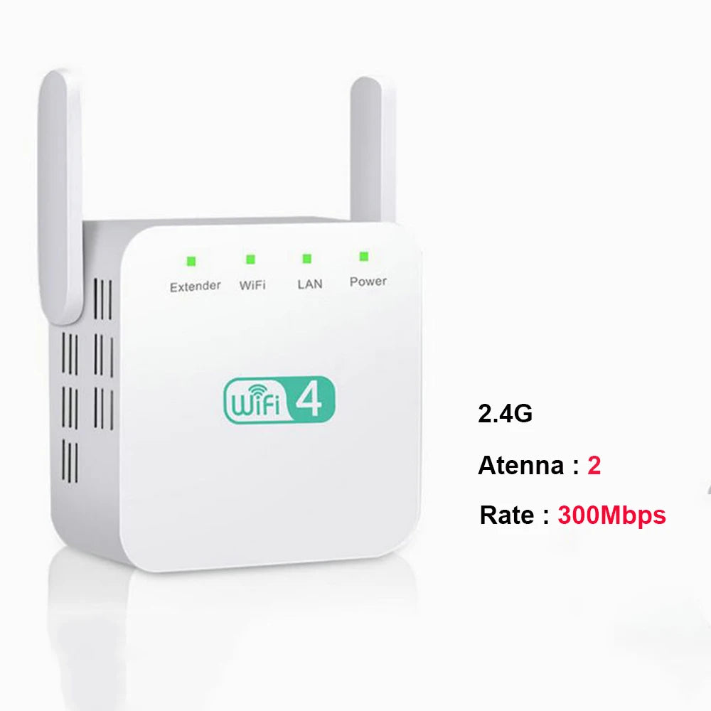 Wireless WiFi Repeater 2.4G/5Ghz Wi-Fi Amplifier Wi Fi Booster 300/1200 M Signal WiFi Long Range Extender Access Point