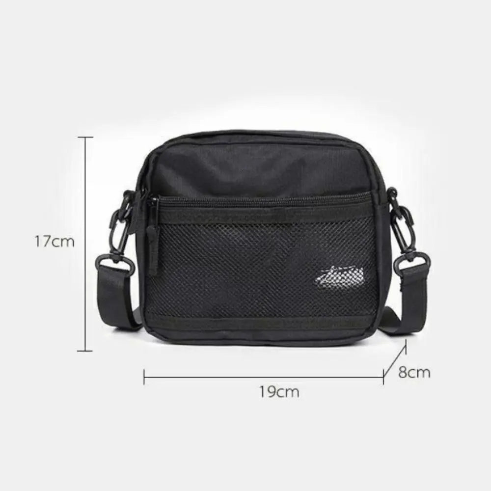 Shoulder Bag Fashion Crossbody Bag Men's and Women's Casual Canvas Mobile Phone Small Body Bag