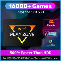 1TB Game SSD&Game Video Consoles With 16000+ Games For PS5/PS4/PS3/Xbox/Xbox one/Switch Plug&Play For WIN PC Launchbox&Playnite