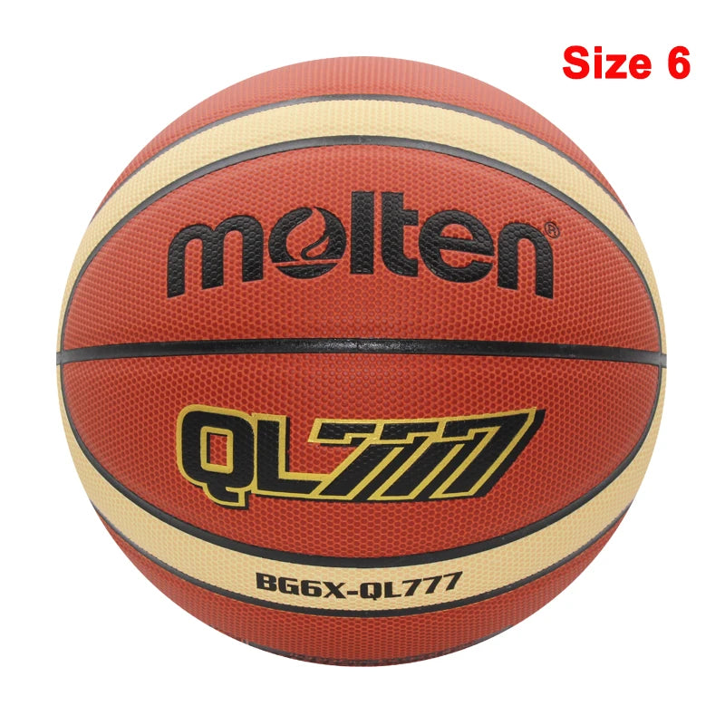 2023 Molten Original Basketball Ball Size 7/6/5 High Quality PU Wear-Resistant Match Training Outdoor Indoor Men basketbol topu