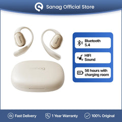 Sanag C16S Bluetooth 5.4 Wireless Headphones Open Ear OWS Earphones HiFi Sound Headset APP Control TWS Earbuds 8 Hours Playback