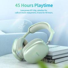 HOCO W35 Air Upgrade Wireless Bluetooth 5.3 Music Headphone Mic HiFi Audio Headset Stereo Sound Sport Earphones 40MM Driver 45H