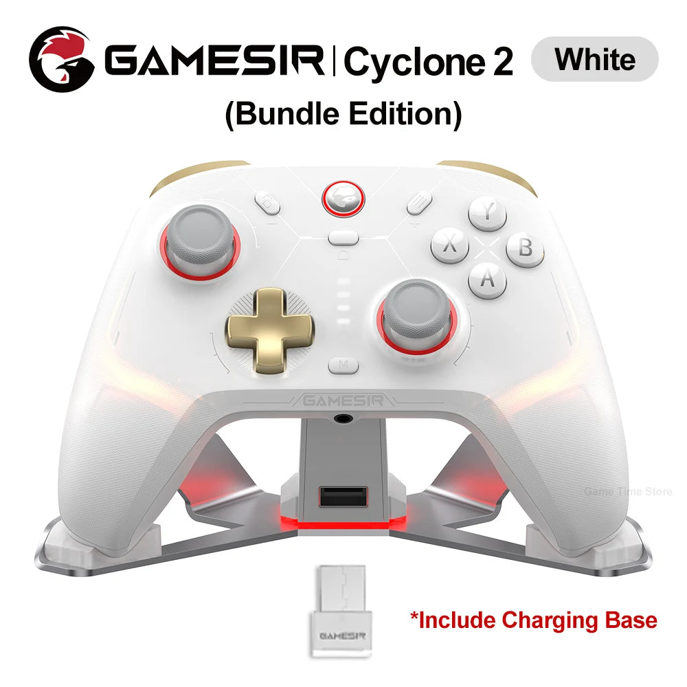 Gamesir Cyclone 2 Pro Nintendo Switch Wireless Gaming Controller RGB Gamepad for Switch PC Android Ios New MAG-RES TMR Joysticks