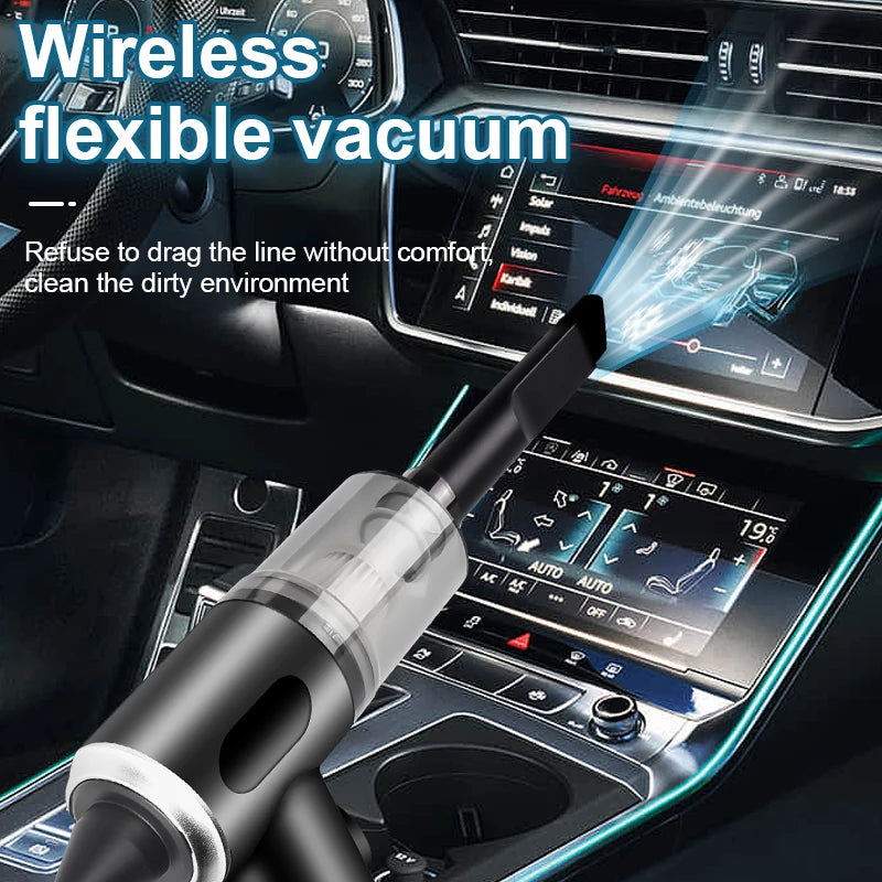 Car mounted household vacuum cleaner with high suction and multifunctional all-in-one handheld dual-use wireless vacuum cleaner