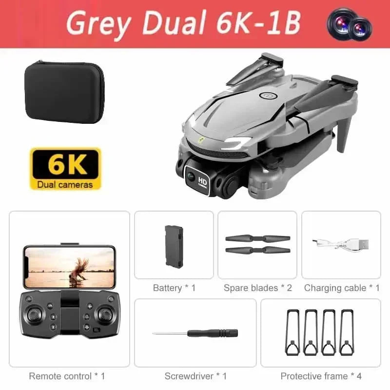 Mini New V88 Drone 8K Professional HD Aerial Photography 5G GPS Remote Control Aircraft HD Dual Camera Quadcopter Toy UAV