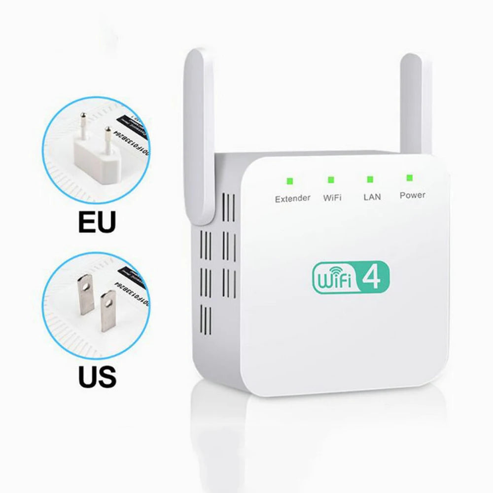 Wireless WiFi Repeater 2.4G/5Ghz Wi-Fi Amplifier Wi Fi Booster 300/1200 M Signal WiFi Long Range Extender Access Point