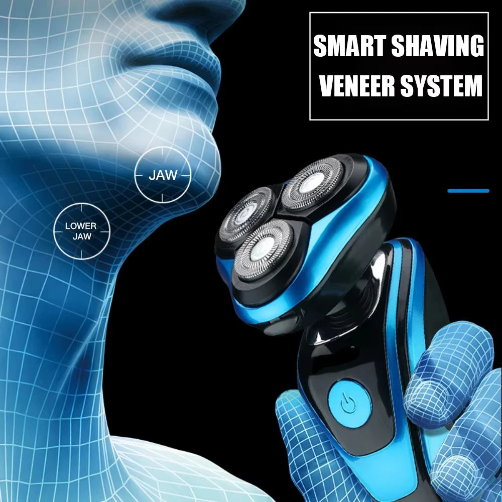 Xiaomi Rotary Shaver Electric Razor Beard Trimmer Rechargeable Hair Cutting Shaving Machine Clipper for Men Waterproof