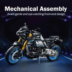 New Technical Motorcycle Model Building Blocks Advanced Building Set For Adults Bricks Creative DIY Toys Gifts 1478PCS