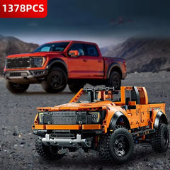 2024 New1379PCS Tech :10 F-150 Truck Car Blocks Pick Up Off-Road Bricks MOC 42126 Assemble Toy For Kids Boy Birthday Gift Toys