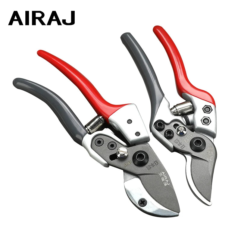 AIRAJ Tree Pruning Scissors Heavy Duty Pruning Shears Garden Scissors Bypass Trim Fruit Flower Shears Home Gardening Hand Tools