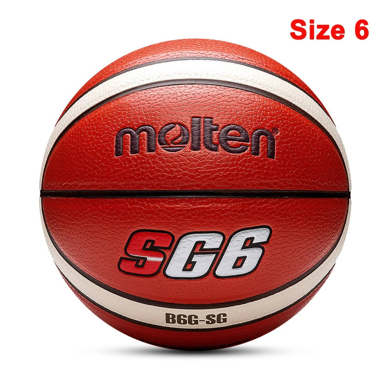 2023 Molten Original Basketball Ball Size 7/6/5 High Quality PU Wear-Resistant Match Training Outdoor Indoor Men basketbol topu