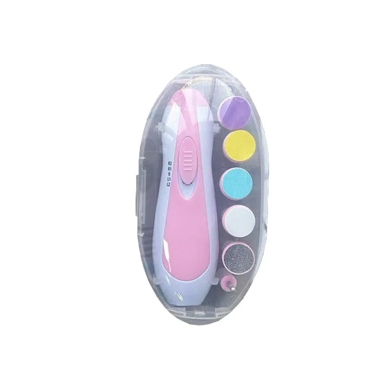 Electric Baby Nail Trimmer Multifunctional Kids Nail File Clippers Toes Fingernail Cutter Trimmer Manicure Tool Set Baby Care