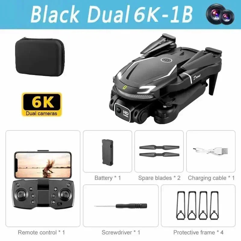 Mini New V88 Drone 8K Professional HD Aerial Photography 5G GPS Remote Control Aircraft HD Dual Camera Quadcopter Toy UAV