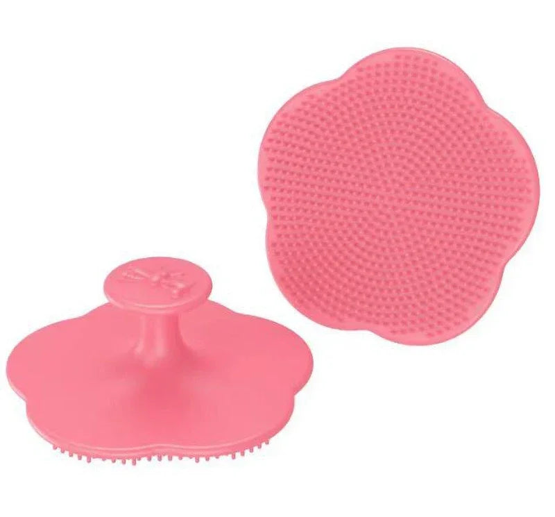 Baby Hair Brush Cute Infant Fetal Head Fat Cleaning Silicone Brush Newborn Soft Hair Comb Head Massager for Baby Care Accessorie