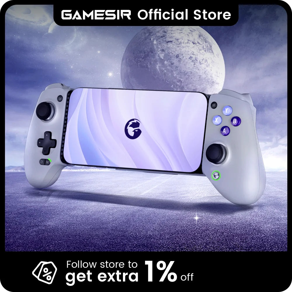 GameSir G8 Mobile Phone Gamepad Hall Effect Game Controller for iPhone 15 Android Cellphone Cloud Gaming Xbox Game Pass STADIA