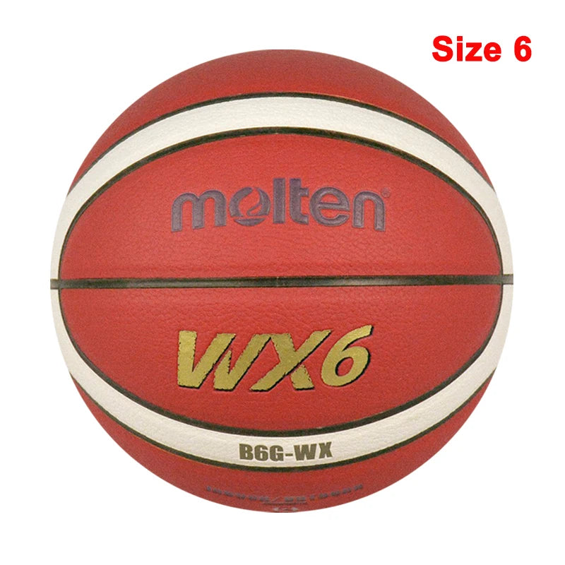 2023 Molten Original Basketball Ball Size 7/6/5 High Quality PU Wear-Resistant Match Training Outdoor Indoor Men basketbol topu