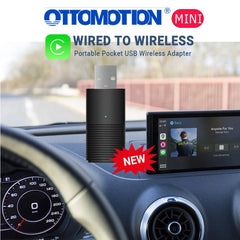 Ottomotion MINI Wireless CarPlay Adapter USB Stick Car Accessories for Hyundai VW Mazda Toyota Kia Ford Chery for iPhone