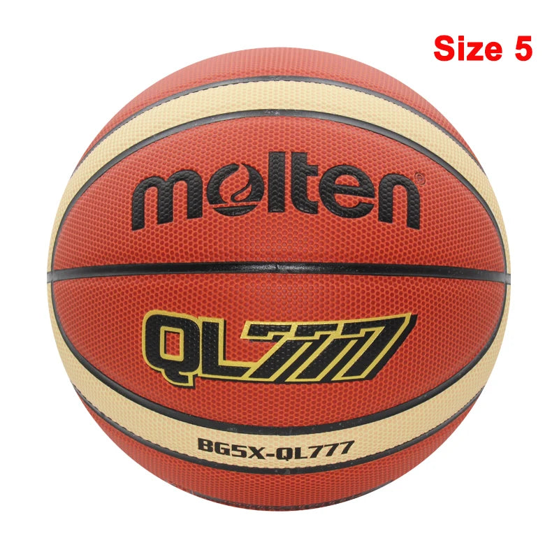 2023 Molten Original Basketball Ball Size 7/6/5 High Quality PU Wear-Resistant Match Training Outdoor Indoor Men basketbol topu