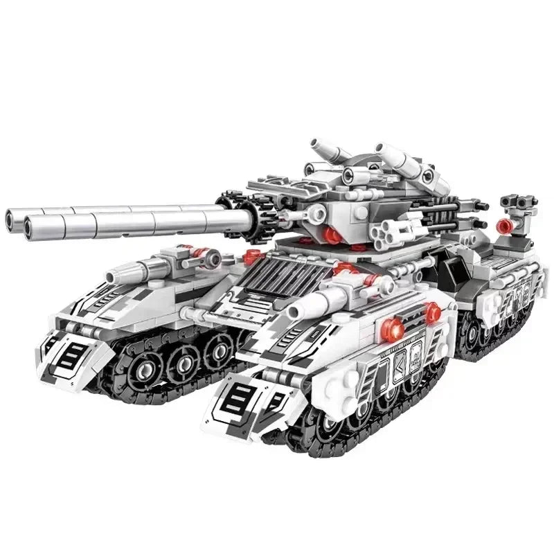 2024 WW2 Military Vehicle Tank 8in1 Airplane Truck Model Building Blocks DIY Bricks Kids Construction Toys Gifts for Boys Adult