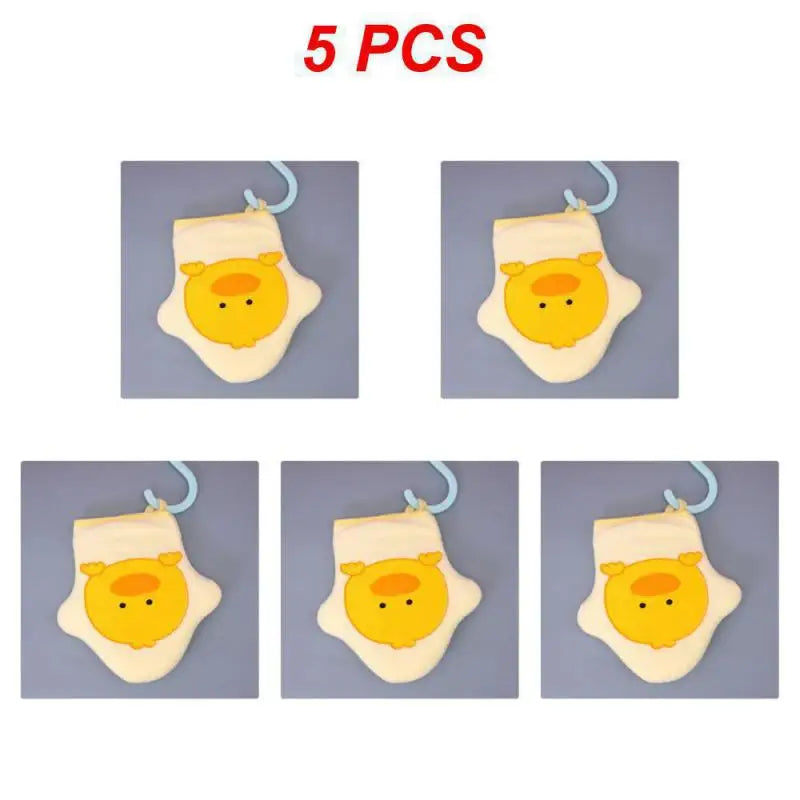 1~10PCS Baby Cartoon Body Scrubber Rubbing Towel Soft Bath Cotton Baby Bath Sponge Children's Bath Wipe Bath Ball Spot Bathroom