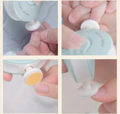 Baby Nail Care Trimmer Electric Kids Nail Pedicure Clippers Cutter Infant Polisher Scissors 6pcs Grinding Head For Newborn