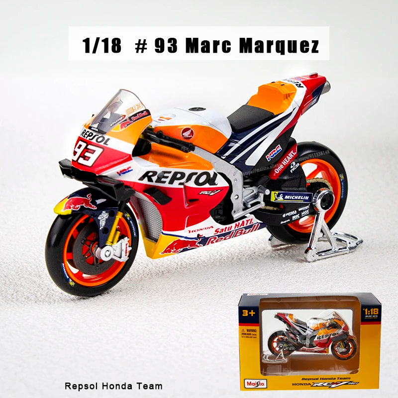 Maisto 1:18 NEW 2023 Ducati Lenovo Team  #1 Bagnaia Champion Moto GP Racing casting alloy motorcycle Model collection gift toy