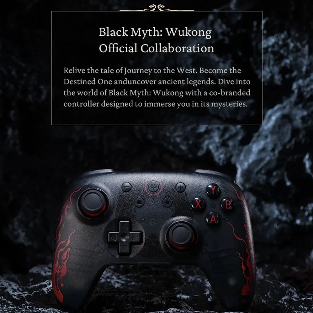 8BitDo Gamepads PC Black Myth Wukong Ultimate 2C Wireless or Wired Gaming Controller Windows 10 11 Steam Raspberry Pi Android