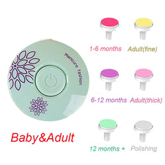 Electric Baby Nail Trimmer Baby Items Kid Nail Polisher Tool Care Kit Easy To Trim Nail File Newborn Baby Things Bebe Accessorie