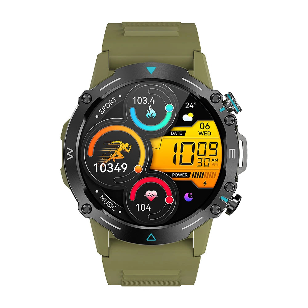 COLMI M42 Smartwatch 1.43'' AMOLED Display 100 Sports Modes Voice Calling Smart Watch Men Women Military Grade Toughness Watch