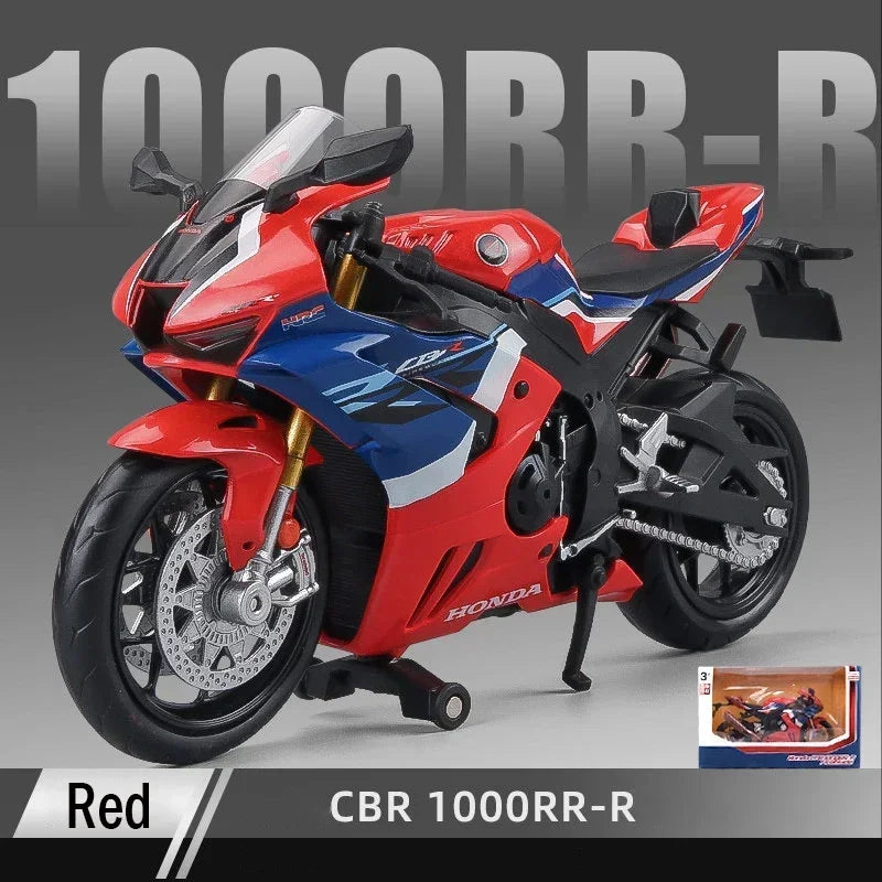 1:12 BMW S1000RR 2021 Die Cast Motorcycle Model Toy Vehicle Collection Autobike Shork-Absorber Off Road Autocycle Toys Car