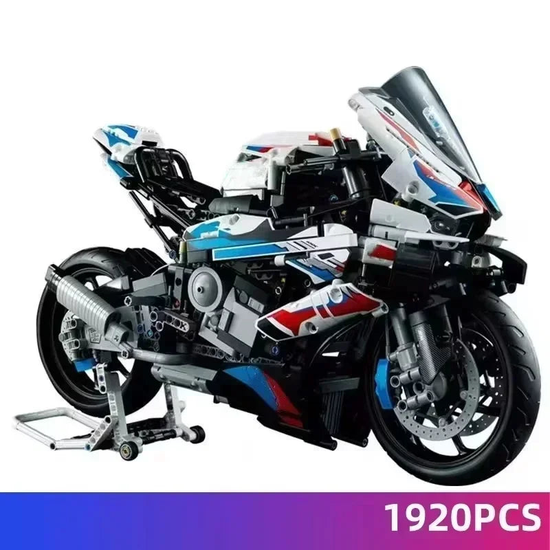 Model Simulation Building Block Motorcycle Assembly Expert Building Block Motorcycle Model Puzzle Building Block Toys Boy Gifts