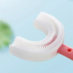 Baby Toothbrush Children 360 Degree U-shaped Child Soft Silicone Toothbrush Health Care Kids Teeth Oral Care Cleaning