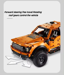 Large Off-Road Vehicle Building Blocks F-150 Pickup Sports Car Building Blocks Racing Model Building Blocks Toy Children's Gifts