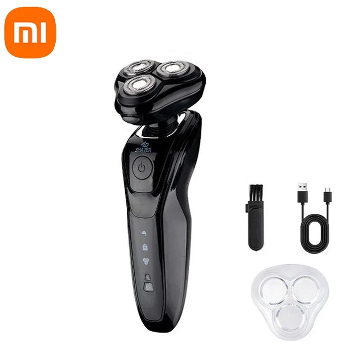 Xiaomi MIJIA Electric Shaver Rotary Razor Beard Trimmer Rechargeable Hair Cutting Shaving Machine Clipper For Men Waterproof