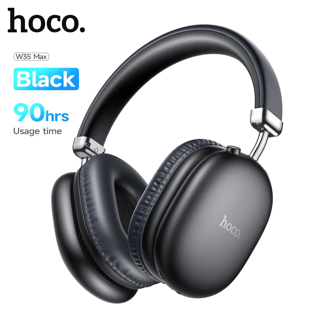 HOCO W35 Max Wireless HiFi Music Headphone 42mm Coil Speaker Candy Color Bluetooth 5.3 Sport Earphone Support AUX/TF Card Mode