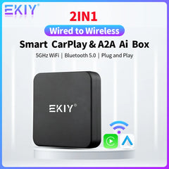 EKIY Mini Carplay Smart Box Wireless Android Auto Adapter Car Play Dongle Plug And Play For Volkswagen Toyota Peugeot Volvo