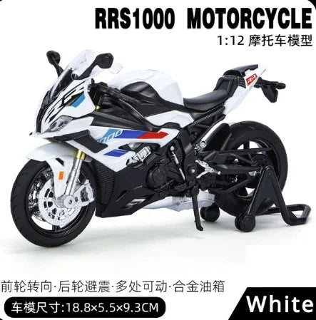 1:12 BMW S1000RR 2021 Die Cast Motorcycle Model Toy Vehicle Collection Autobike Shork-Absorber Off Road Autocycle Toys Car