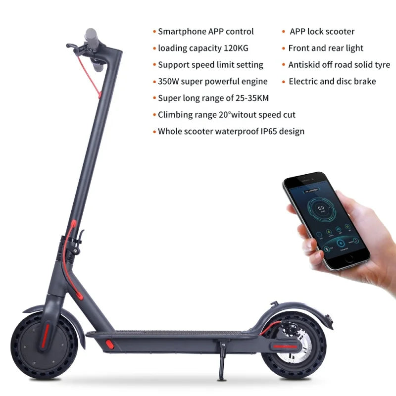 RU US EU UK Kr stock high-end adult electric scooter 8.5in 36V350W folding electric scooter ultra-light smart mobility bike M150