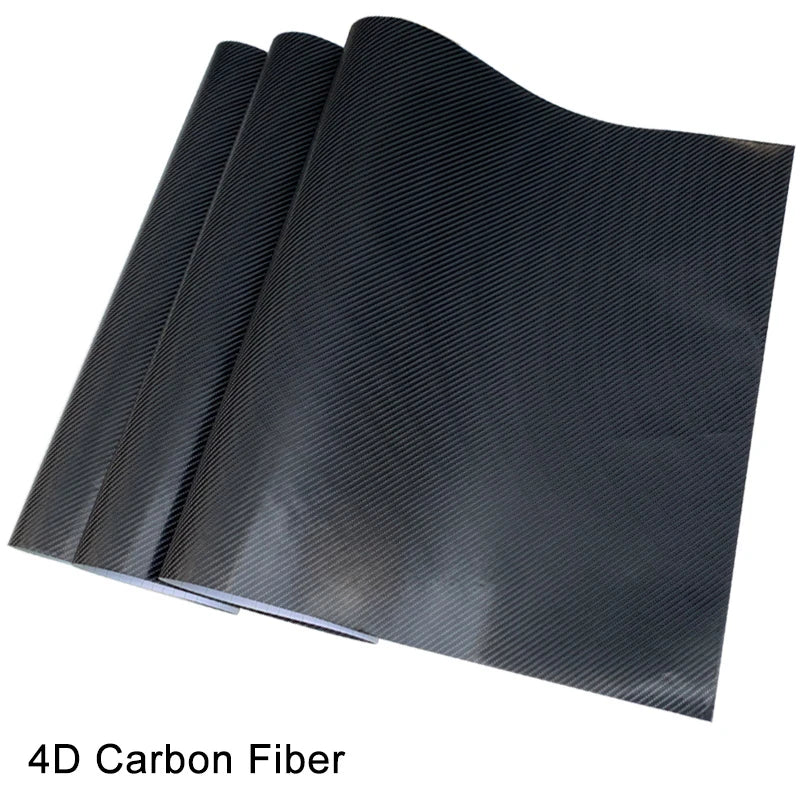 2D 3D 4D 5D 6D Carbon Fiber Vinyl Wrap Film  Waterproof Car Stickers Console Computer Laptop Skin Auto Motorcycle Accessories