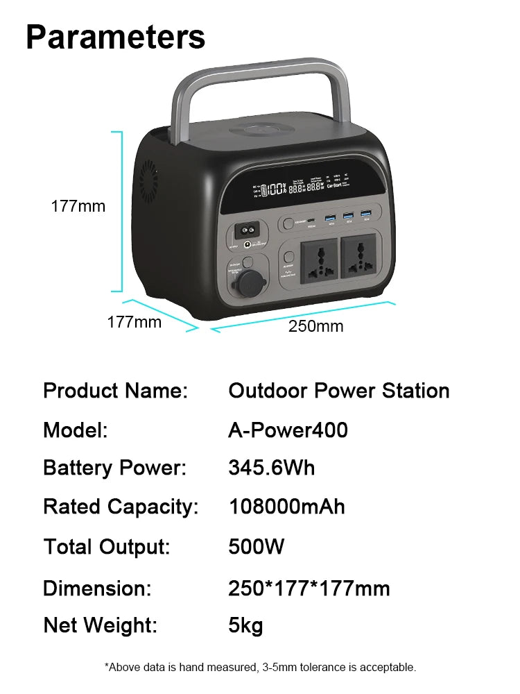 2600W Portable Power Station 1800W 1000W Solar Generator 600W LiFePo4 Batteries 220V Energy Storage Supply Camping Campervan RV