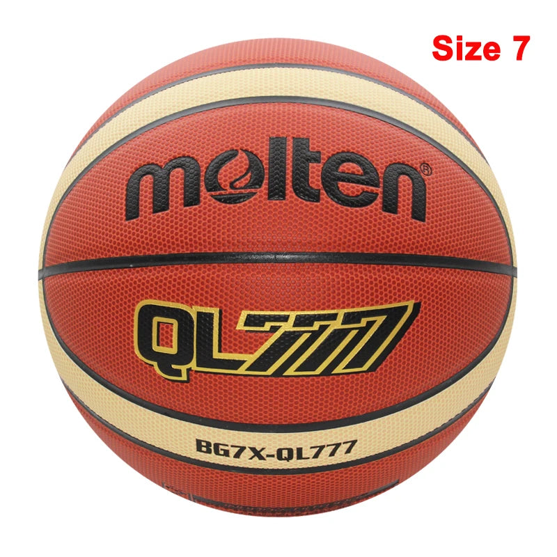 2023 Molten Original Basketball Ball Size 7/6/5 High Quality PU Wear-Resistant Match Training Outdoor Indoor Men basketbol topu