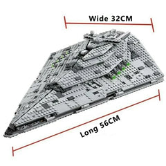 New Spaceship Bricks First Order Destroyer Space Compatible with 75190 Spaces Model Building Blocks Collectable Model Kits Gifts