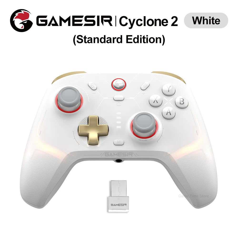 Gamesir Cyclone 2 Pro Nintendo Switch Wireless Gaming Controller RGB Gamepad for Switch PC Android Ios New MAG-RES TMR Joysticks