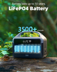 DaranEner 300W Solar Generator 179Wh Portable Power Station 56000mAh Rechargeable Battery for Outdoor Camping Home