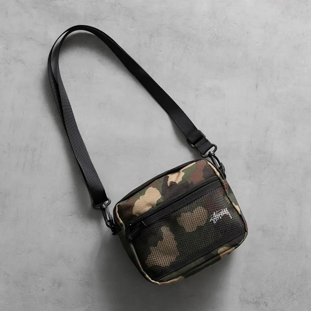 Shoulder Bag Fashion Crossbody Bag Men's and Women's Casual Canvas Mobile Phone Small Body Bag