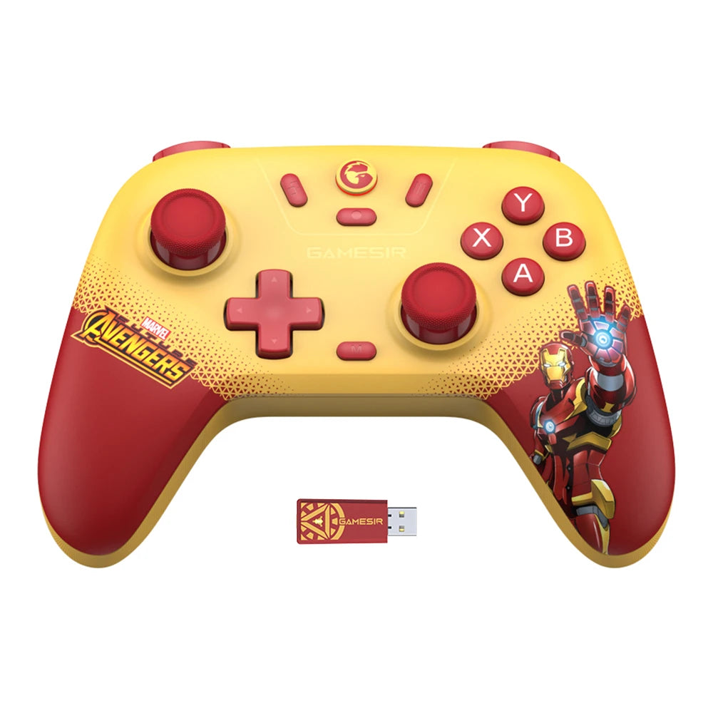 GameSir Nova Lite Switch Gamepad Hall Effect Joystick for Nintendo Switch iPhone Android Phone Marvel Version Iron Man