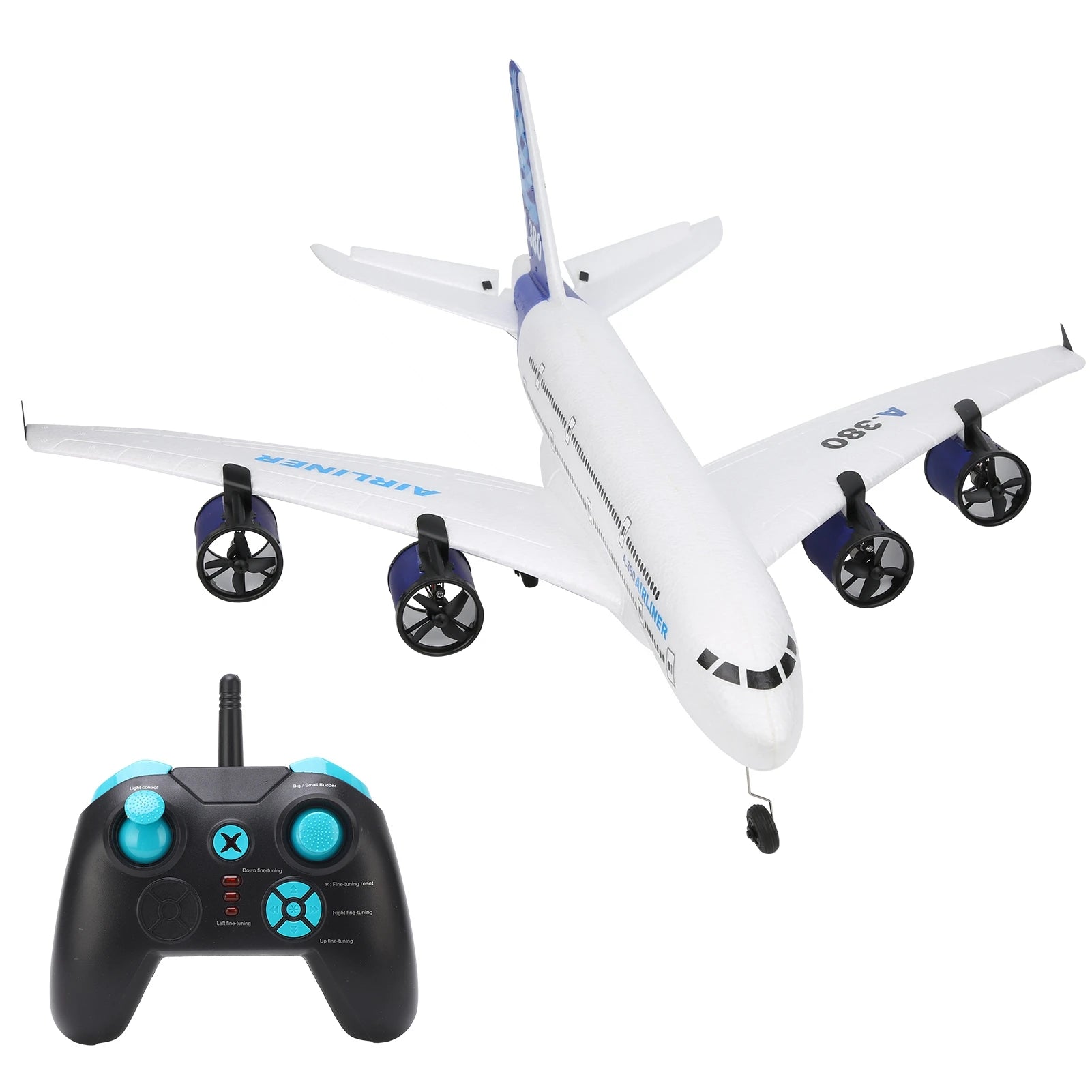 2.4GHz RC Plane A380 3CH RC Airplane 2.4GHz RC Plane Gliders Coreless Motor Fixed Wing Plane Toys RC Plane Gliders RC Airplane