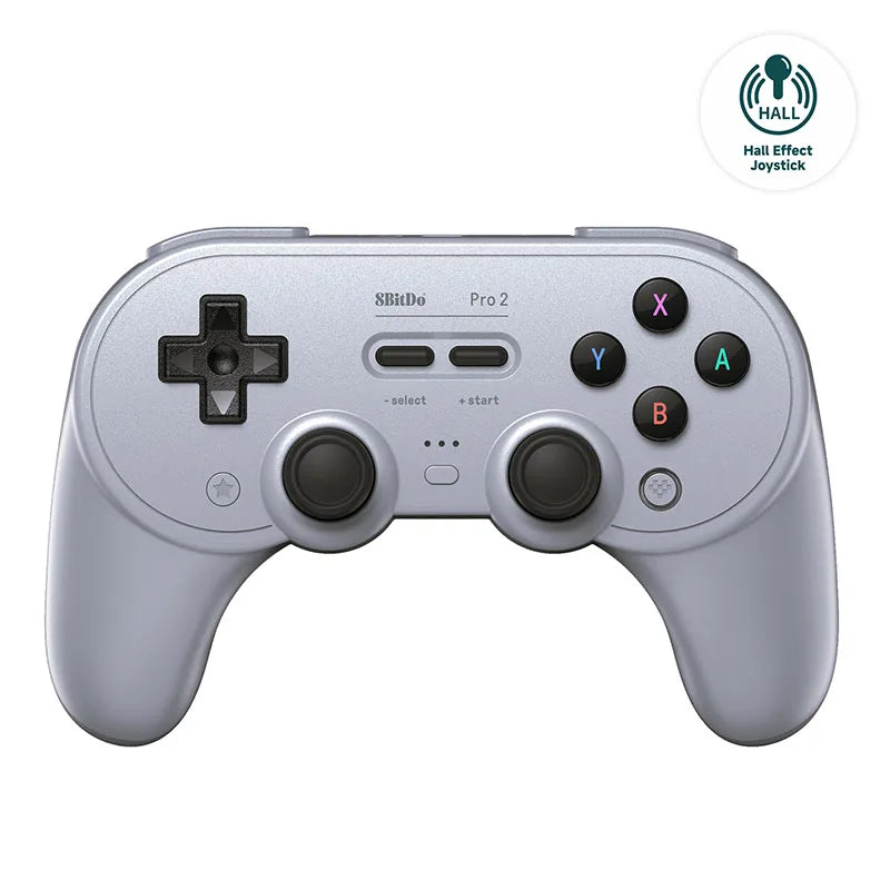 8BitDo New Pro 2 Bluetooth Gamepad with Hall Effect Joystick for  Nintendo Switch, PC, macOS, Android, Steam Deck & Raspberry Pi